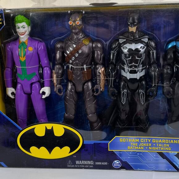 DC Comics Gotham City Defenders 12" 4 Pack Joker Talon Batman Nightwing - Picture 8 of 9